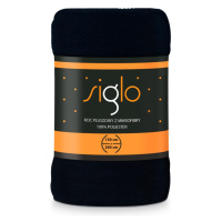 Deka z mikroplyše SIGLO 150x200 cm 240g/m2 černá