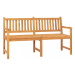 Záhradná lavica so stolíkom 150 cm teakové drevo Dekorhome,Záhradná lavica so stolíkom 150 cm te