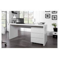 Estila Luxusný moderný dizajnový kancelársky stôl Fast Trade biely 160cm