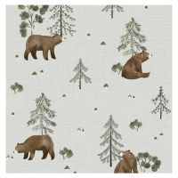 Detská tapeta 10 m x 50 cm Mountain & Bears – Lilipinso