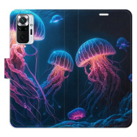 Flipové puzdro iSaprio - Jellyfish - Xiaomi Redmi Note 10 Pro