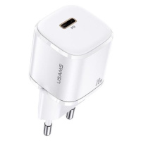 Adaptér USAMS CC124 T36 USB-C 20W Mini Fast Charger biely