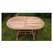 TEXIM ALFI - záhradný teakový rozkladací stôl - oválný