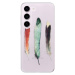 Odolné silikónové puzdro iSaprio - Three Feathers - Samsung Galaxy S23 5G