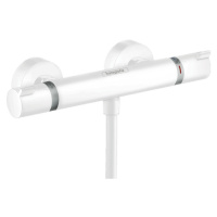 Hansgrohe Ecostat Comfort, termostatická sprchová batéria, biela matná, HAN-13116700