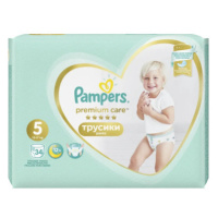 PAMPERS Premium Care Pants S5, 12-17 kg 34 ks