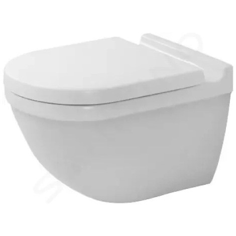 DURAVIT - Starck 3 Závesné WC, Rimless, biela 2527090000