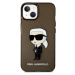 Plastové puzdro Karl Lagerfeld na Apple iPhone 14 Plus KLHCP14MHNIKTCK Translucent Ikonik NFT či