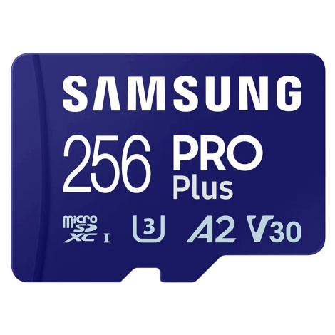 Pamäťová karta Samsung micro SDXC 256GB PRO Plus + SD adapter (MB-MD256SA/EU)