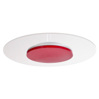 Stropné svietidlo Zaniah LED, 360° svetlo, 24 W, červené