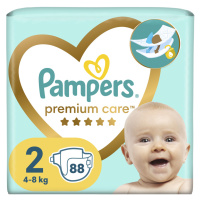 PAMPERS Plienky jednorázové Premium Care veľ. 2 (88 ks) 4-8 kg