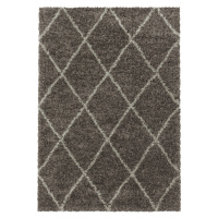 Kusový koberec Alvor Shaggy 3401 taupe Rozmery koberca: 120x170