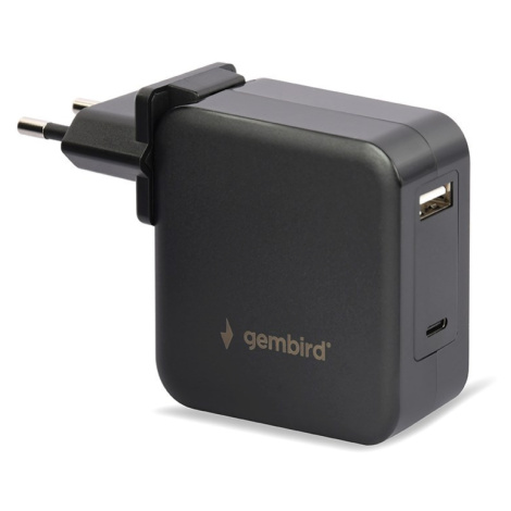 GEMBIRD Univerzálny adaptér NPA-PD60-01 pre notebook, Type-C PD, USB, 60W