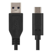 EMOS SM7021 USB kábel 3.0 A/M - USB 3.1 C/M 1m čierny,Quick