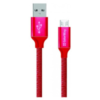 COLORWAY CABLE USB - MICROUSB 2.1A 1M RED (CW-CBUM002-RD)