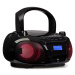 Auna Roadie DAB, CD prehrávač, DAB/DAB+, FM, LED disko svetelný efekt, bluetooth, čierna farba
