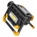 Reflektor GEMINIX LED 2x10W prenosný s aku. 5000mAh, 1200lm, IP44, 4000K, hliník + polykar