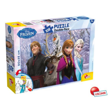 Frozen Puzzle double-face 108 dielov