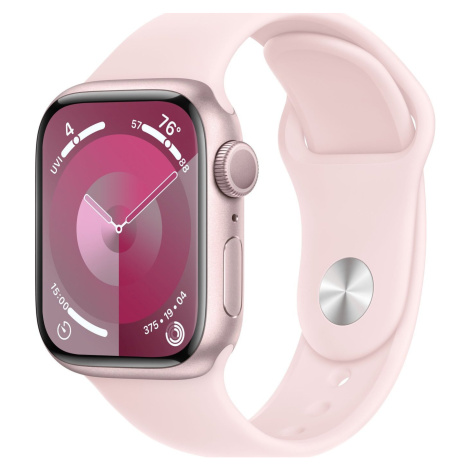 Apple Watch Series 9 GPS 41mm Light Pink, MR943QC/A (M/L)
