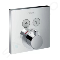 HANSGROHE - Shower Select Termostatická batéria pod omietku, na 2 výstupy, chróm 15763000