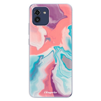 Odolné silikónové puzdro iSaprio - New Liquid - Samsung Galaxy A03