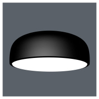 FLOS Smithfield C LED stropná lampa, čierna matná
