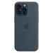 Apple Originál Silikónový kryt s MagSafe pre iPhone 15 Pro Max Storm Blue, MT1P3ZM/A