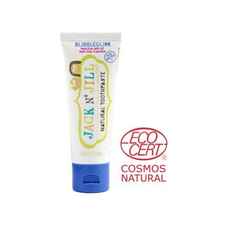 Jack N' Jill Prírodná zubná pasta pre deti Organic bubblegum/50 g