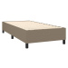 vidaXL Posteľný rám na boxspring sivohnedý 80x200 cm látka