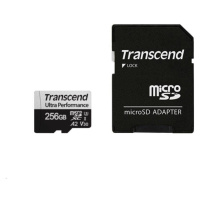 Karta TRANSCEND MicroSDXC 256GB 340S, UHS-I U3 A2 Ultra Performace 160/125 MB/s