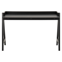 Dkton Dizajnový písací stôl Nathaly 126 cm, čierny