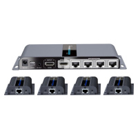 PremiumCord HDMI splitter a extender po Cat7