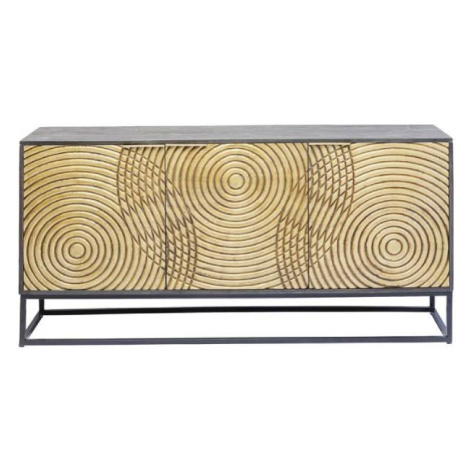 Circulo príborník zlatý Kare Design