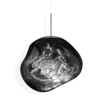 Tom Dixon LED závesná lampa Melt, Ø 50 cm, chróm, plast