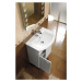AQUALINE - ZERO keramické umývadlo nábytkové 75x48,5cm, biela 6075