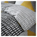 Žlto-sivé obliečky 200x135 cm Larsson Geo - Catherine Lansfield