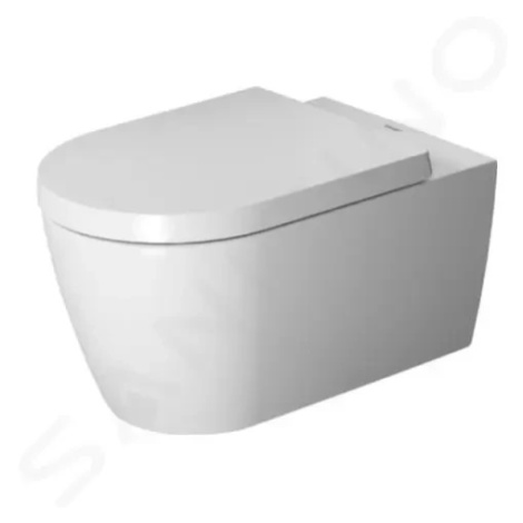 DURAVIT - ME by Starck Závesné WC s doskou SoftClose, Rimless, s WonderGliss, biela 45290900A11