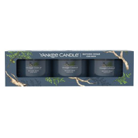 YANKEE CANDLE Bayside Cedar set Sampler 3× 37 g