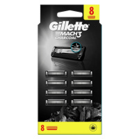 GILLETTE Mach3 Náhradná hlavica Charcoal 8 kusov