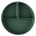 PETITE&MARS Tanierik silikónový deliaci okrúhly Take&Match Misty Green 6m+