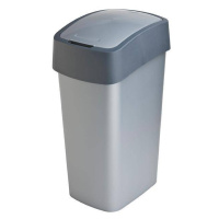 Kôš Curver® PACIFIC FLIP BIN 45L, 37,6x29,4x65,3 cm, antracit/šedý, na odpad