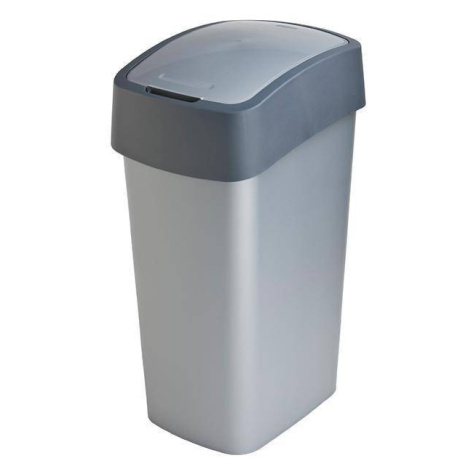 Kôš Curver® PACIFIC FLIP BIN 45L, 37,6x29,4x65,3 cm, antracit/šedý, na odpad