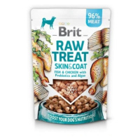 Brit RAW TREAT Skin & Coat Freeze-dried treat and topper Fish&Chicken 40g