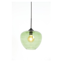 Zelené stropné svietidlo so skleneným tienidlom ø 30 cm Mayson - Light & Living