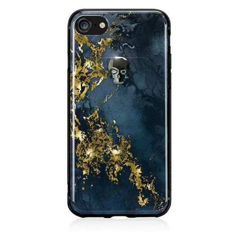 Swarovski kryt Treasure pre iPhone 8 - Onyx/Hematite Skull