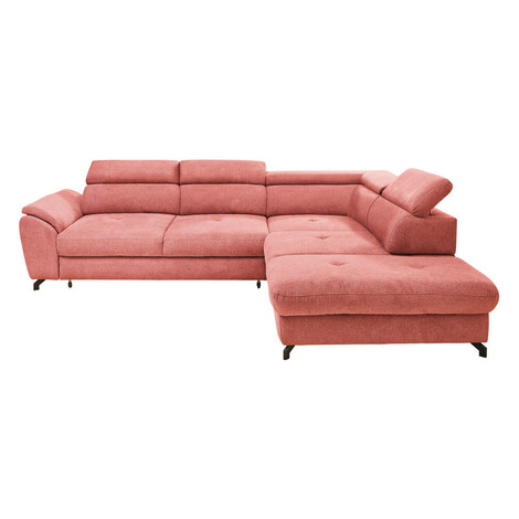 Stylife ROHOVÁ SEDAČKA, textil, koralová