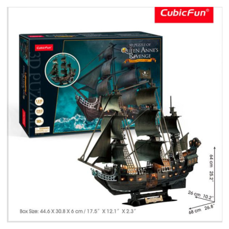 Puzzle 3D Queen Anne's Revenge / led - 293