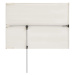 Doppler ACTIVE - balkónová clona 180 x 130 cm  - naklápací slnečník prírodná (slonovinová kost -
