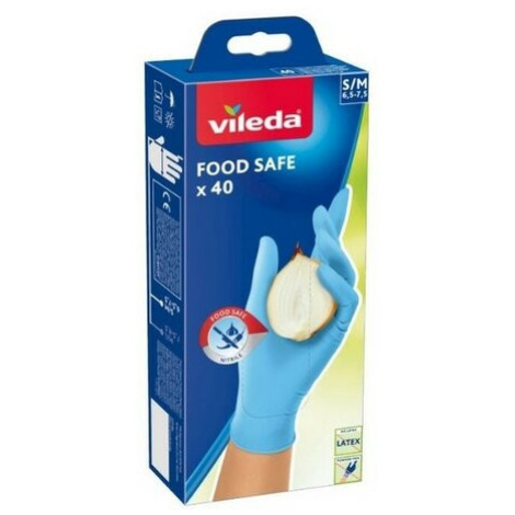 Vileda Food Safe rukavice S/M 40 ks