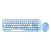 Klávesnica Wireless keyboard + mouse set MOFII Candy XR 2.4G (Blue)